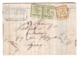 Lettre Alsace Lorraine 1870 Cachet Zabern Im Elsass Paire Attachée De 5 Centimes + 10 Centimes Blainville Sur L' Eau - Autres & Non Classés