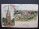 AK ELMSHORN Litho Gegen Das Licht Zu Halten 1899 /////  D*39930 - Elmshorn