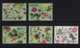 Sweden 2014, Flowers, Complete Set, Vfu. Cv 9 Euro - Gebraucht