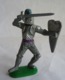 FIGURINE TIMPO TOYS - CHEVALIER MEDIEVAL Gris  - BRITAINS - Militaires