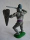 FIGURINE TIMPO TOYS - CHEVALIER MEDIEVAL Gris  - BRITAINS - Army