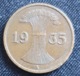 Germany 1 Pfennig 1935 A - 1 Reichspfennig