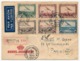 BELGIQUE - Enveloppe Rec. Hôtel Albert Ier - Cachet Postal De L'Hôtel (agence) - Affr Timbres Avion Divers 1936 - Other & Unclassified