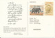 Cambodia Postcard Sent To Denmark (Elephant On 1 Of The Stamps) - Cambogia