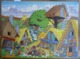 RARE BOITE PUZZLE DARGAUD 500 Pièces ASTERIX LE VILLAGE COMPLET 1975 - Puzzles