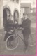 --   A IDENTIFIER  CYCLISTE AVEC ENFANT ET SA FEMME  -- CARTE PHOTO- 8/03/1923 - A Identifier