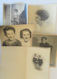 Lot De 5 Grandes Photos Anciennes De Studios (femmes Et Enfants) Dont Studio Hery, Studio Berthe, Jacquet Etc.... - Personnes Anonymes