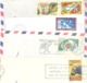 Haute-Volta : Lot De 8 Enveloppes Entières Avec Cachet Et Flammes, Plus 18 Timbres Oblitérés (bon état) (3 Scans) - Alto Volta (1958-1984)