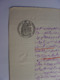 DOCUMENT MANUSCRIT EN ARABE SUR PAPIER TIMBRE FILIGRANE - CIRCA 1909 - Manuscrits