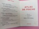 Atlas De Poche / Offert Par Gibert Jeune/ Le Monde / Bordas/ 1961        PGC370 - Mapas Geográficas