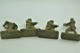 Crescent Toys Co LTD , 4 Green Berets (mortar Gun) , Made In England, Vintage, Lot - Figurines