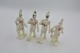 Cherilea Toys , Waterloo 4 French Soldiers, Made In Gt Britain, Vintage, Lot - Figurines
