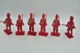 Cherilea Toys , Waterloo 6 British Soldiers, Made In Gt Britain, Vintage, Lot - Beeldjes