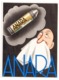 1939 YUGOSLAVIA, CROATIA, ZAGREB, KASTEL, PHARMACEUTICALS, ANARA, ADVERTISEMENT, SENT TO DOLOVO, SERBIA - Medicine