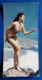 Rare Vintage PIN-UP Post Card "Sexy Bikini Girl" Jeune Femme >SONDERFORMAT< Young Woman # Alte Foto-AK # [19-1192] - Pin-Ups