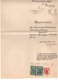 19.11.1919. KINGDOM OF SHS, ZEMUN, CHAIN BREAKERS, VERIGARI,POSTAL STAMPS AS REVENUE, ERROR 10 KR NOT PERFORATED ON TOP - Covers & Documents