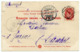 RUSSIA : TYPES DE RUSSIE - No 122 / OLD RUSSIAN PEASANTS / POSTMARK - 1 SQUARE, 1902 / ADDRESS - JUSSAC, CANTAL - Russie