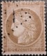 FRANCE Y&T N°58 Cérès 10c Brun  Sur Rose. Oblitéré Losange - 1871-1875 Ceres