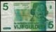 Pays Bas Billet De Banque Banknote Vijf Gulden 5 Florins Joost Van Den Vondel - 5 Florín Holandés (gulden)