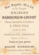 CHROMO Fin 19° Siècle - JEANNE D'ARC - RABOURDIN GRIVOT Fondée En 1806 à Orléans Au 52 & 54 Rue Royale - Other & Unclassified