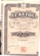 France. Action De 100 Francs Au Porteur. Le Kétol S.A. 1926. + 30 Coupons. - J - L