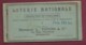 220919 - Carnet 14 BILLETS LOTERIE NATIONALE Grand Prix Paris 1938 Course Hippique BANQUE L TOYON Rue Pasteur BESANCON - Billetes De Lotería