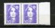 France, Yvert 2626b**, Marianne Du Bicentenaire 10f  Violet 2 Bandes De Phosphore Tenant à 1 Bande, MNH - Neufs