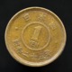 Coin Japan 1 Yen. Y70. 1948 - 50. Random Ages. Circulated - Japan