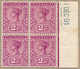 **/* 1891, 2 1/2 D., Purple, MH/MNH (3), IMPRIMATUR, Block Of Four From The Right Margin, With Strike Of Date 1 DEC 91 I - Sonstige & Ohne Zuordnung