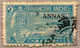 Pair/(*) 1949, 3 A. On 7 Ch., Pale Blue, Used, Large Part Of INDIAN OPT MISSING And The ARABIC VALUE, Very Interesting I - Sonstige & Ohne Zuordnung