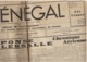 Le Sénégal - 4 N° 1935 - Organe Du Parti Dioufiste - Conseil Municipal Dakar - Nombreuses Publicités- Hebdo Grand Format - Autres & Non Classés