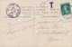 Semeuse N°137 Obl " TOULON ST JEAN VAR 1/1/11 " 1er Janvier 1911 Sur CP Taxée Pour Genève Suisse - 1877-1920: Semi-Moderne