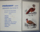 Petit Calendrier De Poche 1987 Illustration Oiseau - Small : 1981-90