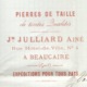 N°60 BLEU CERES SUR LETTRE BEAUCAIRE GARD POUR GABIAN / 1875 / PIERRE DE TAILLE JULLIARD - 1849-1876: Période Classique