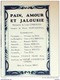CINEMA-PAIN AMOUR Et JALOUSIE-GINA LOLLOBRGIDA-ROBERTO RISSO-MF 463-1955 - Cinema