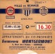 Thematiques Disque De Controle Stationnement Rennes Publicité Entreprise Montgermont - Documenti Storici