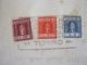 GCB ITALIA REP. 1954 MARCA FISCALE CONTRATTI BORSA 4 + 20 + 50 LIRE SU FISSATO BOLLATO 1 LIRA PARTE DESTRA SINISTRA UNIT - Revenue Stamps