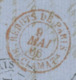 Lettre France 20c Bleu No22-Au Dos Rebuts De Paris Reclamat-rouge-1953 Ind Pothion 7+ Paris SC En Rouge (1356 ,rare). - 1849-1876: Klassik