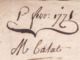 Delcampe - 1771 - Marque Postale DE CASTRES, Tarn Sur Lettre Avec Corresp De Mazamet Vers Toulouse , Haute Garonne - 1701-1800: Precursors XVIII