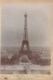 240919C - 2 PHOTOS 1896 - 75 PARIS Tour Eiffel Vue De La Tour Est Du Trocadéro - 10 RICEY église - Eiffelturm