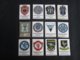 LOT 12 FIGURINES VIGNETTES PANINI (M1914) FOOTBALL CLUBS (2 Vues) Arsenal, Ajax, Juventus, Chelsea, ... - Trading Cards