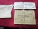 1941 ATTESTATION+REÇU ASSURANCE SOCIALE + Vignette P.T.T Cotisation -CPAM BOUCHERIE CAD PARIS 16 WW2-Document Historique - Historical Documents