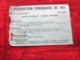 LICENCE  FFS 1972/73 CARTE FÉDÉRATION FRANÇAISE DE SKI  Sport Sport D'hiver SKI CLUB ANNECY LE VIEUX - Sports D'hiver