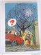 1986 Trésors Du Journal De Spirou Carte Postale 52 Illustration  Couverture Pour Le 70é Album Du Journal André Franquin - Comicfiguren