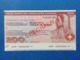 BANCONOTA SPECIMEN 200 FRANCS SWISS BANKERS TRAVELLERS CHEQUE REISECHECK - Specimen