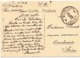 CV Expédiée Par Un Militaire Belge De L'Hôpital Militaire Belge De ROUEN Vers Courbevoie - Cachet P.M.B. 8 - Armée Belge