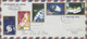 Delcampe - Adschman / Ajman: 1969/1973, Assortment Incl. F.d.c./covers, De Luxe Sheets, Imperforate Composite P - Ajman