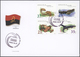 Angola: 2001/2005, Substantial Accumulation In A Box With Stamps In Complete Sets CTO With First Day - Angola