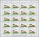Angola: 2002, REPTILES, Complete Set Of Four In An Investment Lot Of 500 Sets In Sheets Of 20 Per Is - Angola