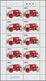 Angola: 2004, „FIRE BRIGADE “, Complete Set Of 3 In Miniature Sheets, In An Investment Lot Of 1000 S - Angola